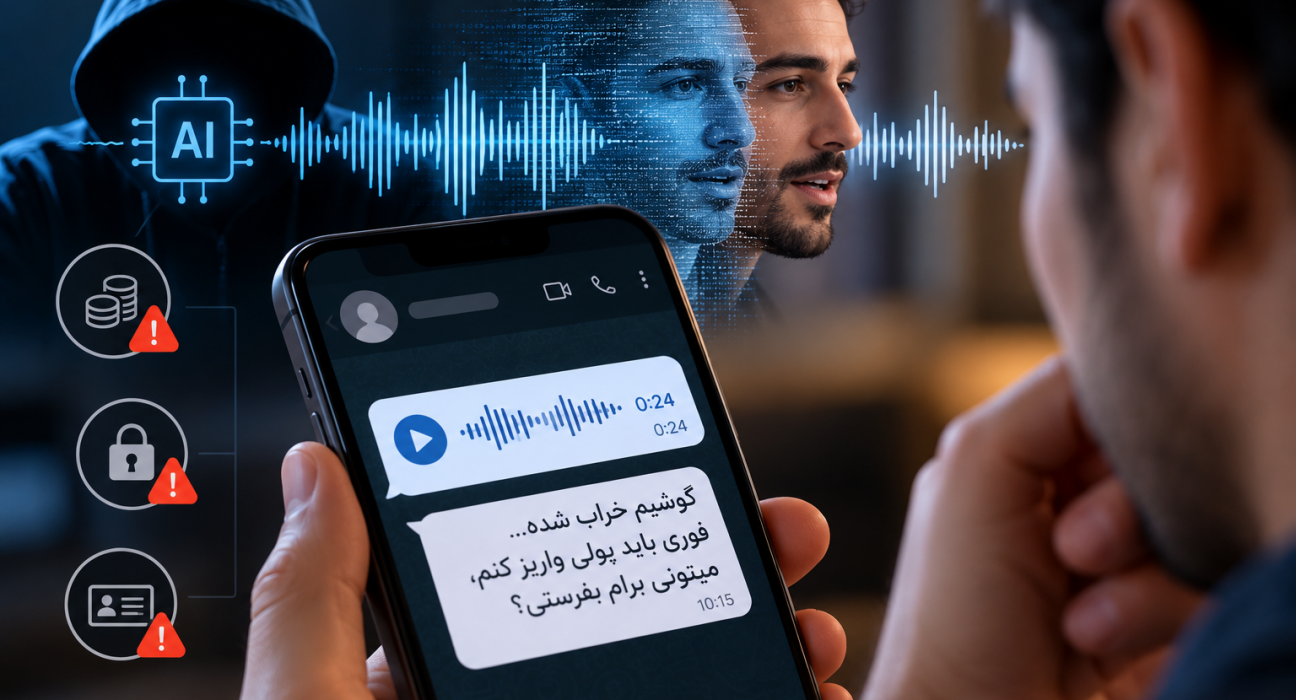 کلاهبرداری با دیپ‌فیک صوتی و جعل صدا با هوش مصنوعی